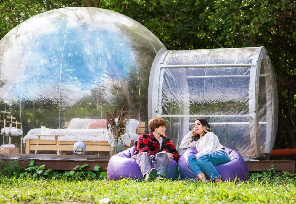 pop-up bubble tent