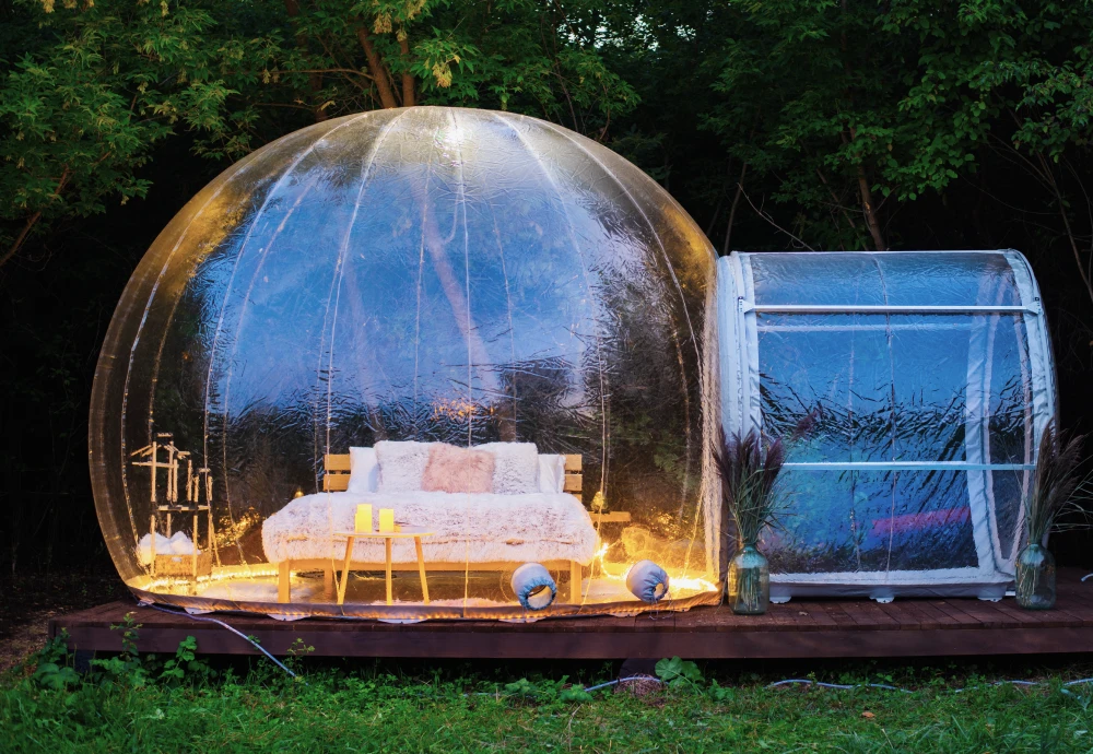 pop-up bubble tent