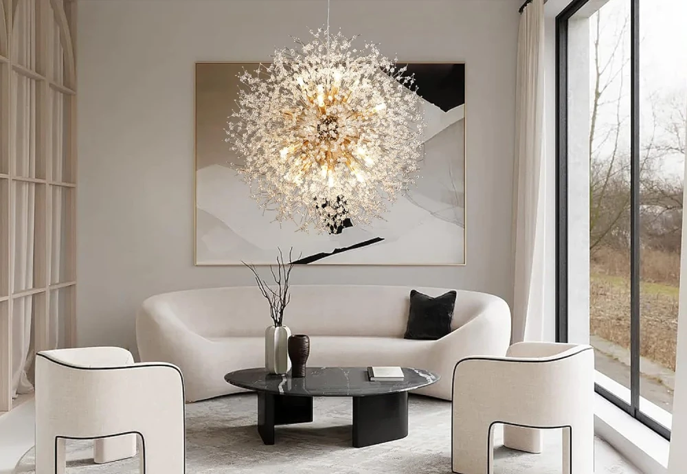 crystal flower chandelier