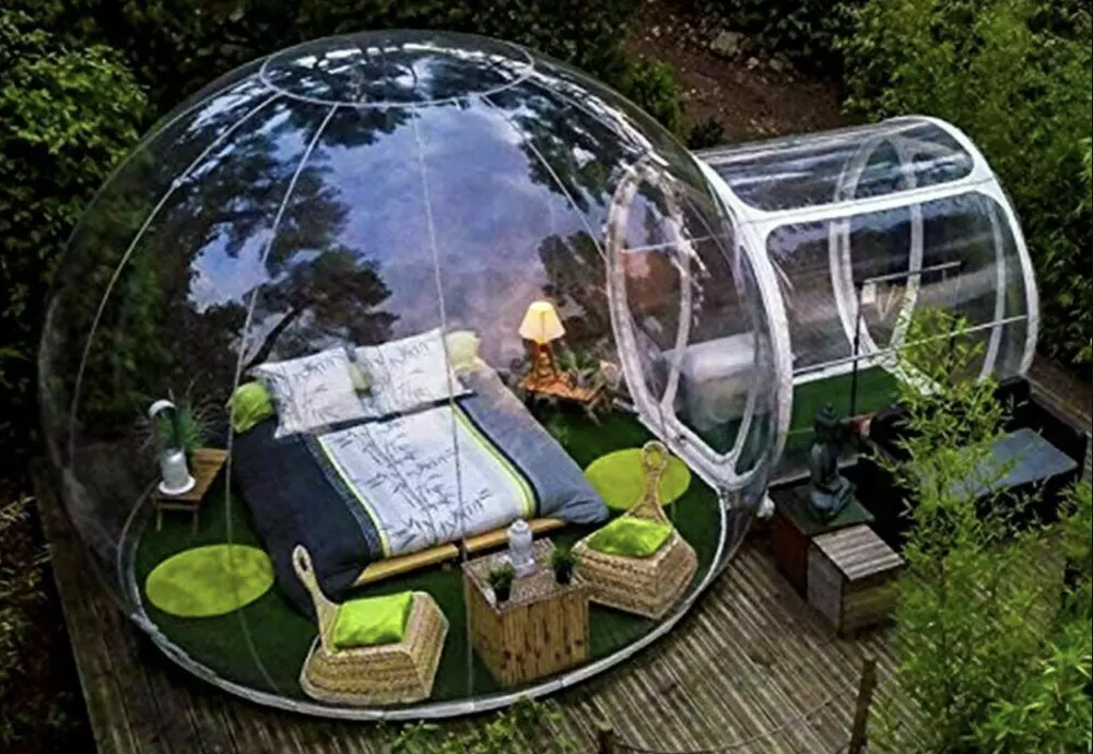 lawn bubble tent