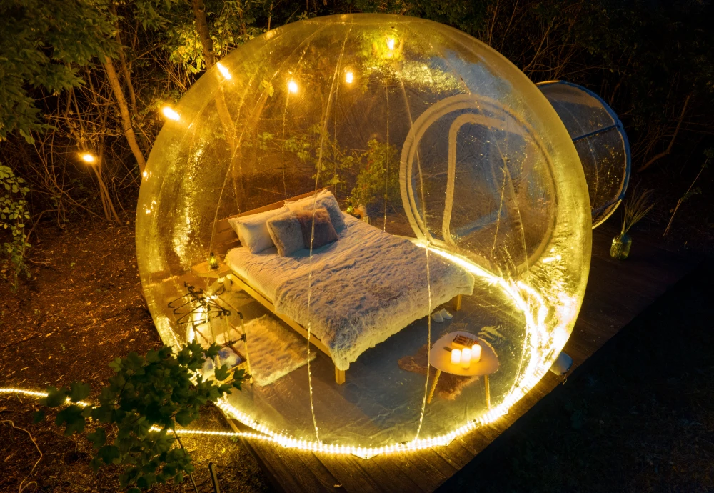 camping clear inflatable bubble tent