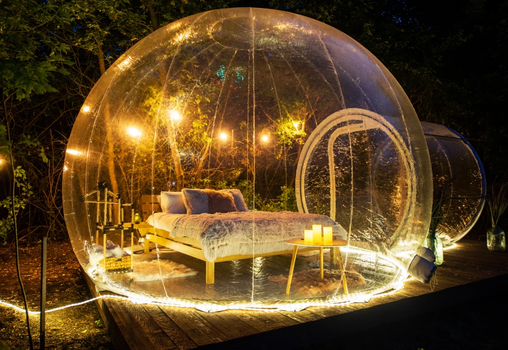 clear bubble tent outdoor shelter