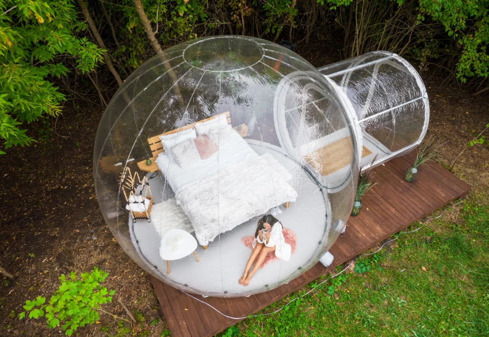 inflatable bubble bed tent